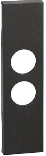 Лицевая панель Legrand BTicino Living Now для 1-м. 1 мод. розетки TV+SAT черный фото Лицевая панель Legrand BTicino Living Now для 1-м. 1 мод. розетки TV+SAT черный картинка